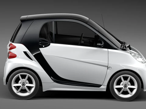 Smart 42 Fortwo 2013 3D Model