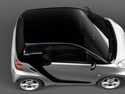 Smart 42 Fortwo 2013 3D-Modell