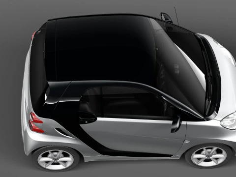 Smart 42 Fortwo 2013 3D Model