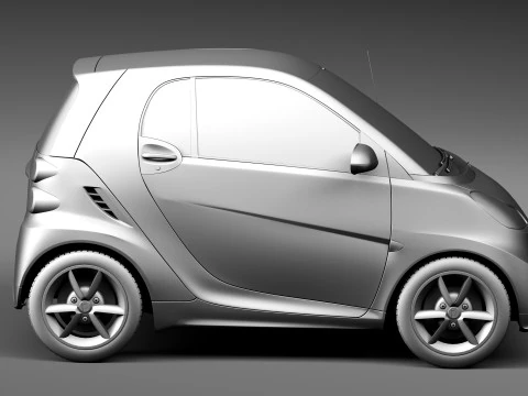 Smart 42 Fortwo 2013 3D Model