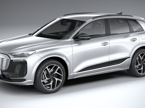 Audi Q6 E-tron 2025 3Dモデル