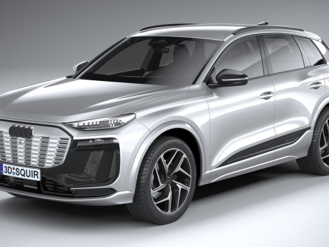 Audi Q6 E-tron 2025 3D 模型