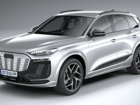 Audi Q6 E-tron 2025 3D Model