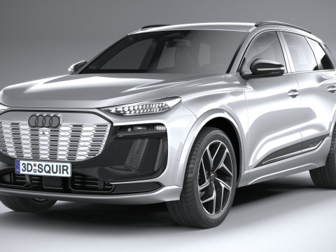 Audi Q6 E-tron 2025 3D 模型
