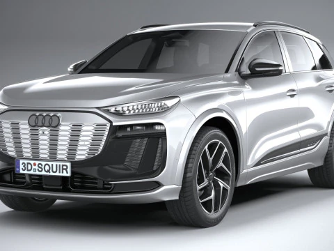 Audi Q6 E-tron 2025 3D Model