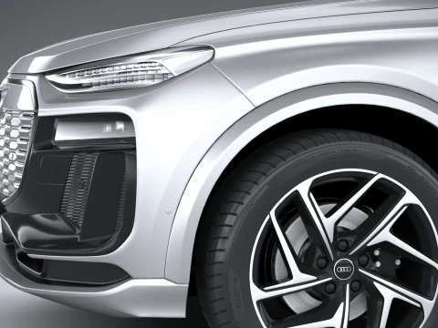 Audi Q6 E-tron 2025 3D Model