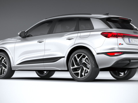 Audi Q6 E-tron 2025 3D 模型