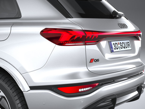Audi Q6 E-tron 2025 3D 模型