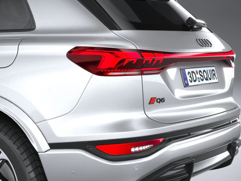 Audi Q6 E-tron 2025 3D Model