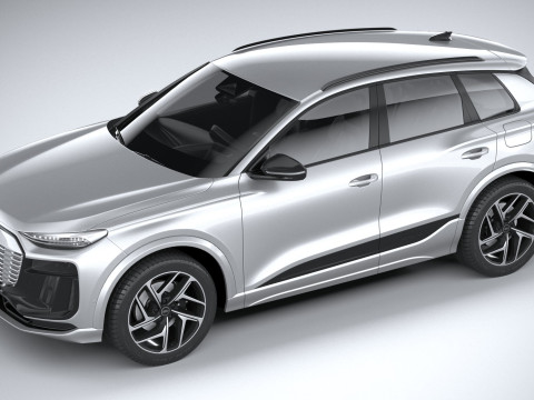 Audi Q6 E-tron 2025 3D 模型