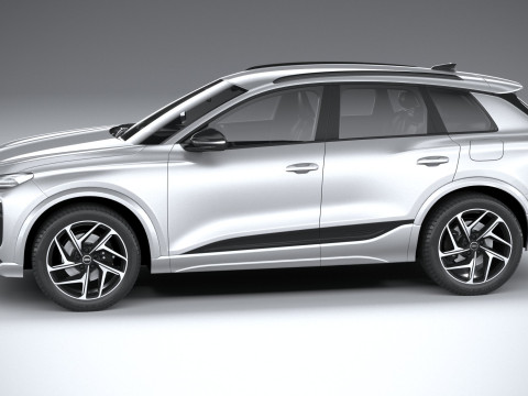 Audi Q6 E-tron 2025 3D 模型