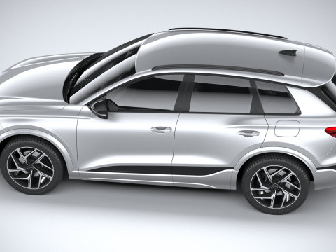 Audi Q6 E-tron 2025 3D 模型