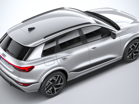 Audi Q6 E-tron 2025 3D 模型
