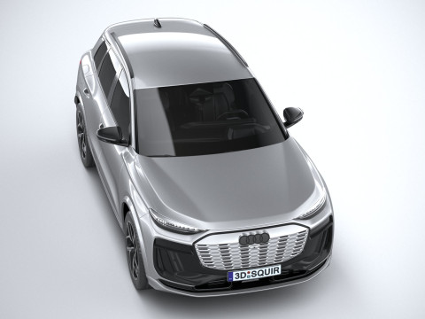 Audi Q6 E-tron 2025 3D 模型