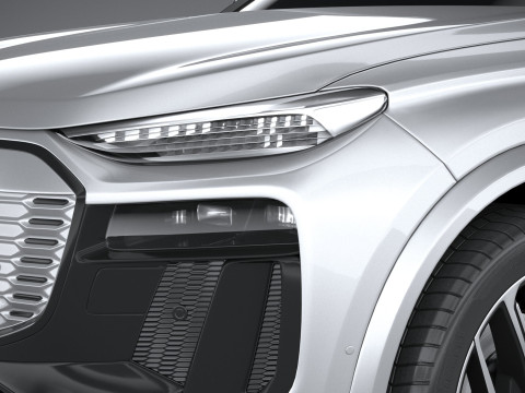 Audi Q6 E-tron 2025 3D 模型