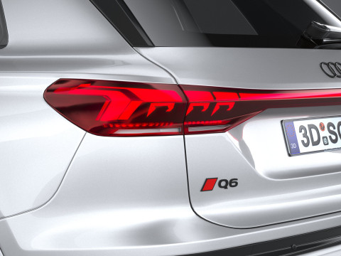 Audi Q6 E-tron 2025 3D 模型