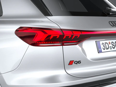 Audi Q6 E-tron 2025 3D Model