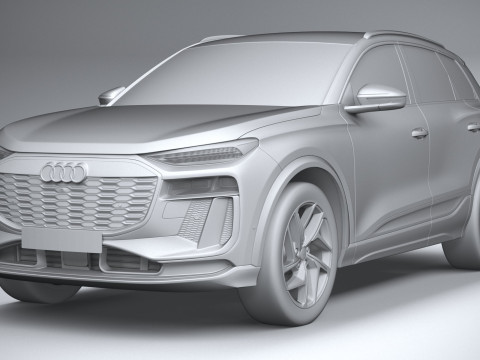 Audi Q6 E-tron 2025 3D 模型