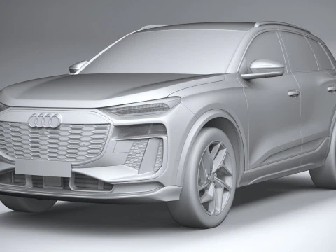 Audi Q6 E-tron 2025 3D Model