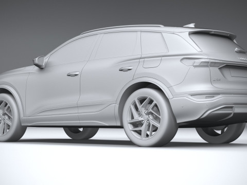 Audi Q6 E-tron 2025 3D 模型