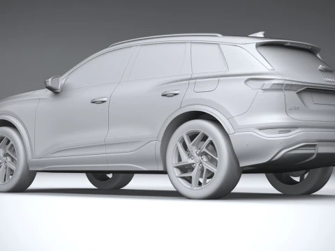 Audi Q6 E-tron 2025 3D Model