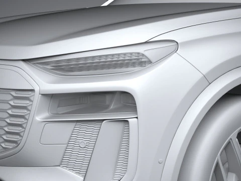 Audi Q6 E-tron 2025 3D Model