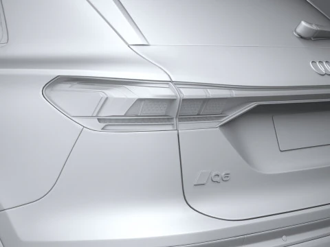 Audi Q6 E-tron 2025 3D Model
