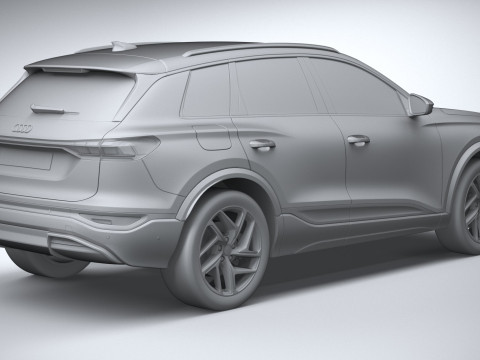 Audi Q6 E-tron 2025 3D 模型