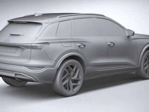 Audi Q6 E-tron 2025 3D Model