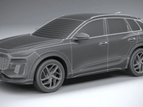 Audi Q6 E-tron 2025 3D Model