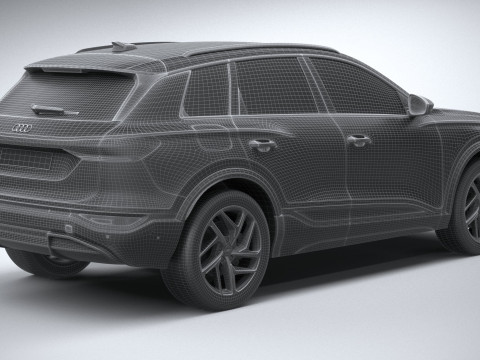 Audi Q6 E-tron 2025 3D 模型