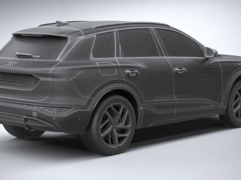 Audi Q6 E-tron 2025 3D Model