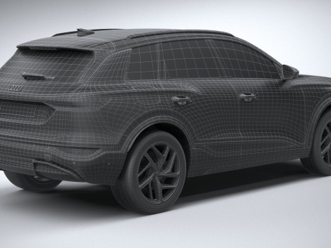 Audi Q6 E-tron 2025 3D 模型