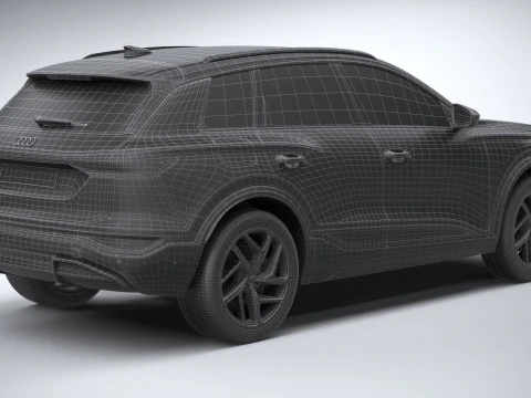 Audi Q6 E-tron 2025 3D Model