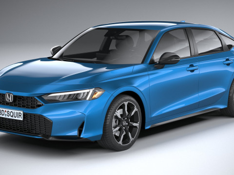 Honda Civic Hatchback 2025 3D Model