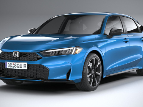 Honda Civic Hatchback 2025 3D Model