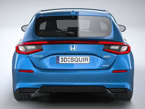 Honda Civic Hatchback 2025 3D Model