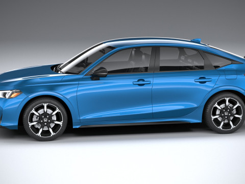 Honda Civic Hatchback 2025 3D Model