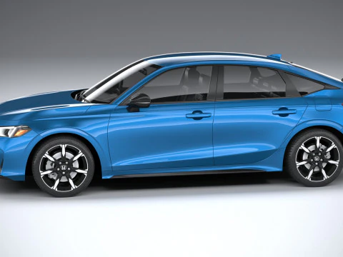 Honda Civic Hatchback 2025 3D Model