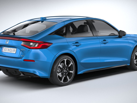 Honda Civic Hatchback 2025 3D Model