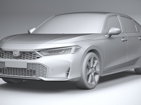Honda Civic Hatchback 2025 3D Model