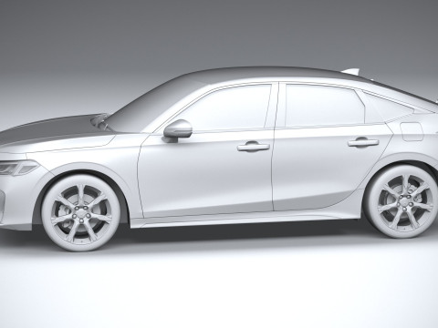 Honda Civic Hatchback 2025 3D Model