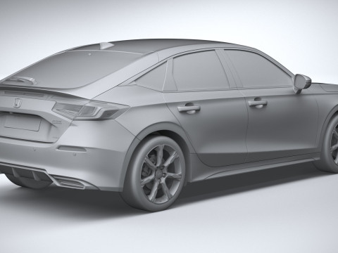 Honda Civic Hatchback 2025 3D Model