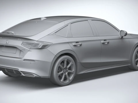 Honda Civic Hatchback 2025 3D Model