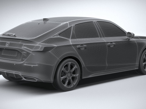Honda Civic Hatchback 2025 3D Model