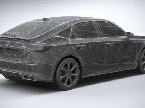Honda Civic Hatchback 2025 3D Model