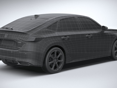 Honda Civic Hatchback 2025 3D Model