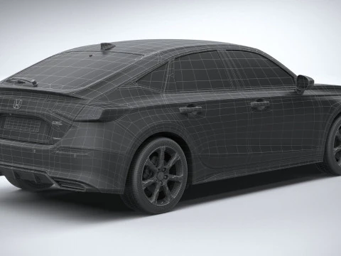 Honda Civic Hatchback 2025 3D Model