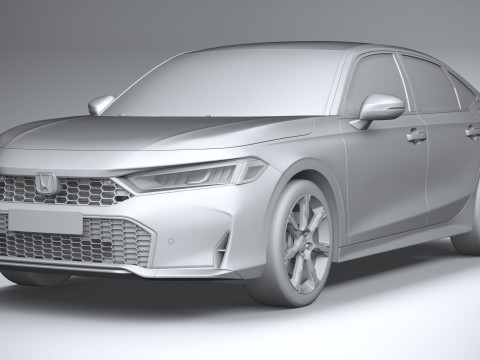 Honda Civic Sedan 2025 3D Model