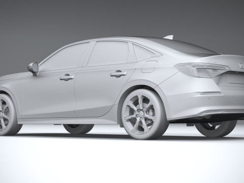 Honda Civic Sedan 2025 3D Model